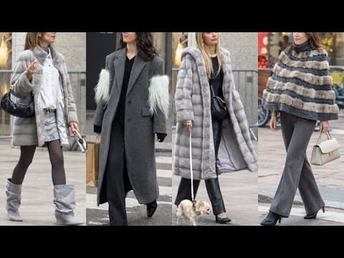HOW TO DRESS STYLISH LIKE MILAN FASHIONISTAS 🇮🇹 ITALY STREET STYLE WINTER TRENDS | LUXURY SHOPPING