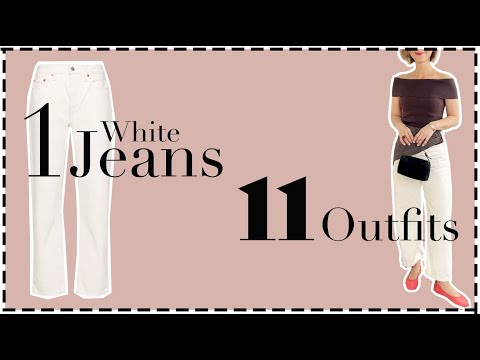 You NEED 1 Pair of ❗️WHITE JEANS❗️ for Summer Wardrobe - That’s Why!