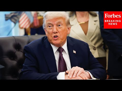 HAPPENING NOW: Trump Signs Executive Orders And Takes Questions From Reporters In The Oval Office