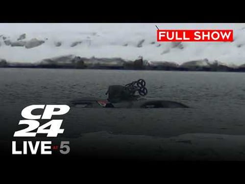 Vehicle found submerged in Lake Ontario near Ashbridges Bay | CP24 Live at Five for Feb.11, 2026