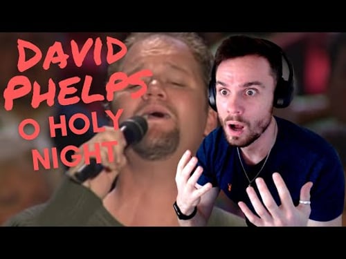 FIRST TIME REACTING TO David Phelps - O Holy Night