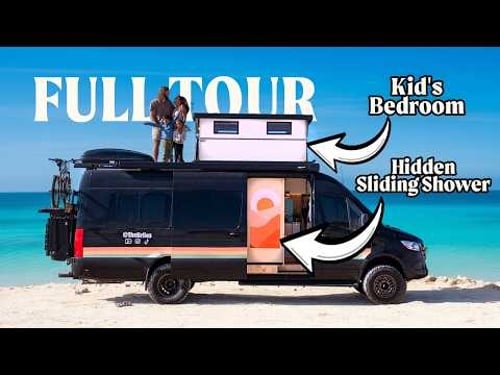 We Built a 2 Bedroom HOUSE in a Van