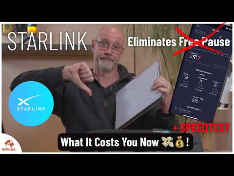 Starlink Eliminates Free Pause - What It Costs You Now & Speed test