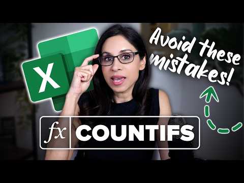 Solving Excel COUNT Problems with COUNTIFS Function (practice file included)