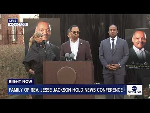 LIVE: Family of Rev. Jesse Jackson hold news conference in Chicago