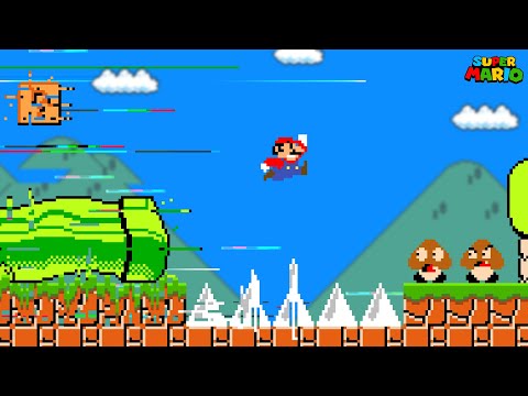 Every Time Mario Jumps, Everything GLITCHES!