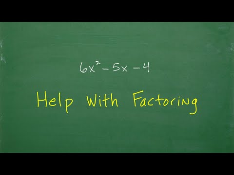 Terrible at Factoring trinomials? Do this…