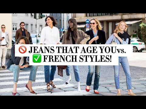 BEST & WORST 2026 Jeans French Women Over 40 Wear (STYLE SECRETS)