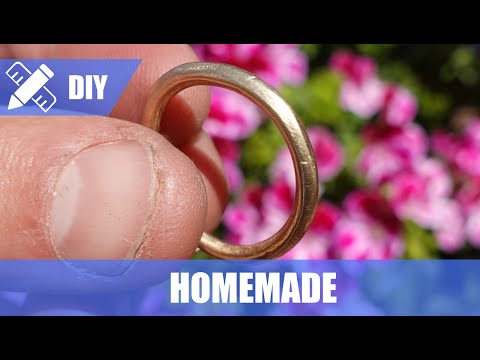 Making a Gold Ring for Men From SCRAP | Rolling Mill