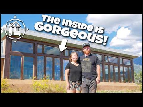 They built an earthship home & it's gorgeous!