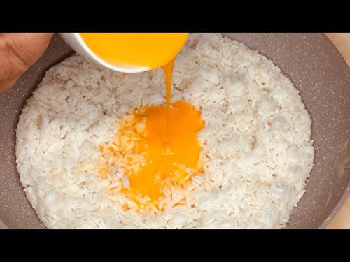 Rice with eggs is better then pizza Grandma recipes