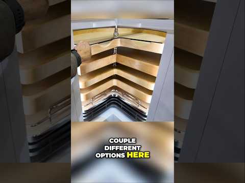 Corner kitchen cabinet ideas! 💡