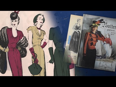 Butterick Pattern Book 1943/1944 // Cataloging Catalogs