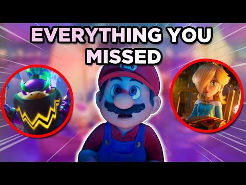 EVERYTHING You MISSED in the MARIO GALAXY MOVIE TRAILER
