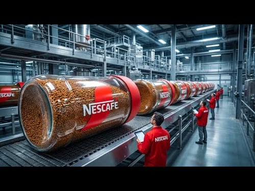 Inside a Nescafé Factory – How Instant Coffee Is Really Made