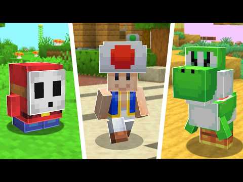 a mod that adds mario in minecraft