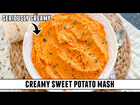CREAMY Mashed Sweet Potatoes | SUPER EASY 30 Minute Recipe