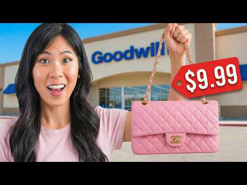 I Tried LUXURY SHOPPING at Every Thrift Store!