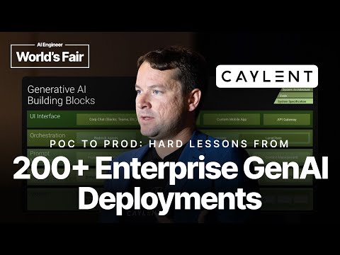 POC to PROD: Hard Lessons from 200+ Enterprise GenAI Deployments - Randall Hunt, Caylent