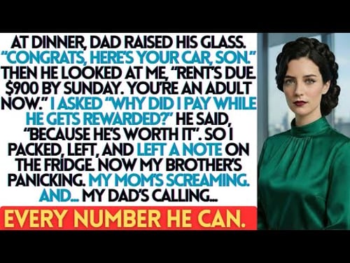 My Brother Got a Car For Graduating I Got a Bill for Rent I Left Without a Word, But Left a Note..