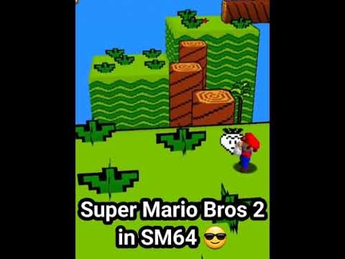 Super Mario Bros 2 in 3 Dimensions #shorts