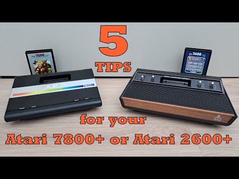 Five tips for your Atari 7800+ or Atari 2600+