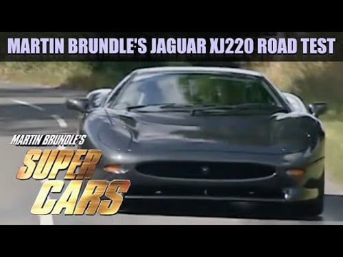 Martin Brundle's Jaguar XJ220 Road Test | Fifth Gear
