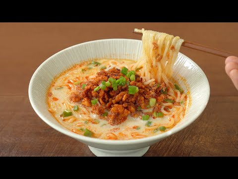 Rich Broth Made in 1 Minute, Chicken Ramen Recipe :: Easy Dinner :: Asian Noodle Recipe