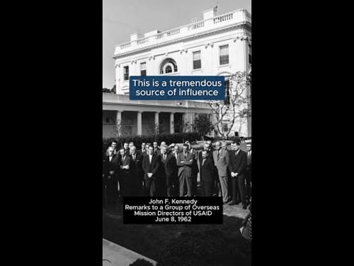 President Kennedy on USAID