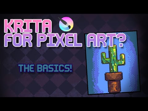 Pixel Art In Krita 5 For Beginners