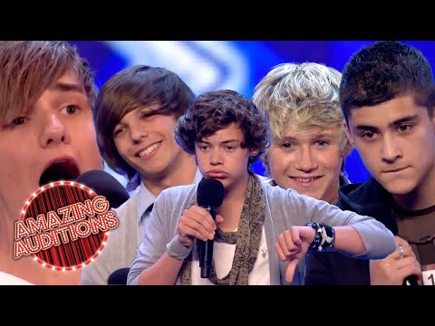 ALL Members of One Direction's EXTENDED X Factor Auditions! | Amazing Auditions