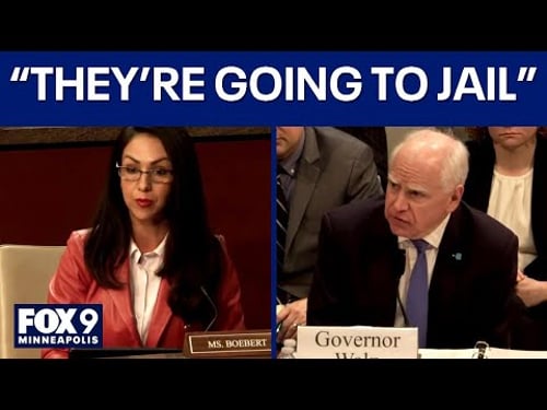 Walz says fraudsters are 'going to jail'