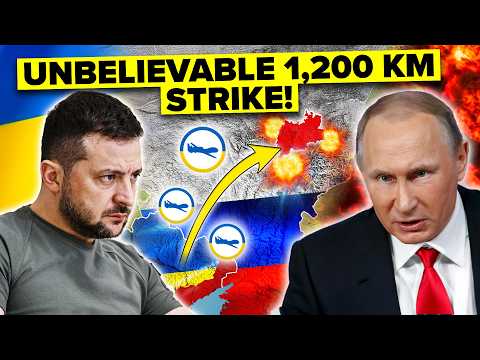 Ukraine CRIPPLES Russia’s Drone Empire with UNTHINKABLE 1,200 KM Strike