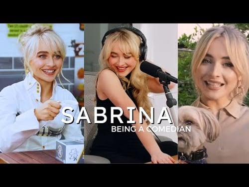 Sabrina Carpenter being a comedian for 9 minutes