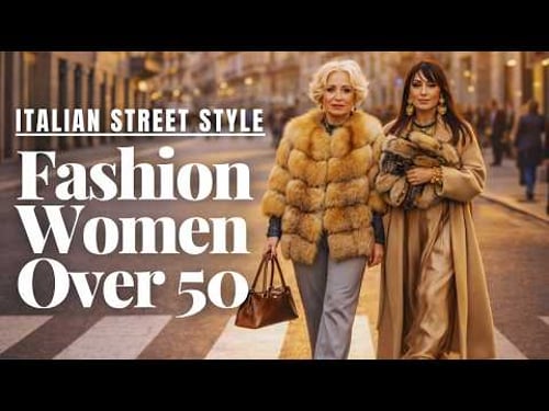 ๐ Italian Fashion for Women Over 50 | Elegant Milan Street Style & Timeless Trends 2026 ๐