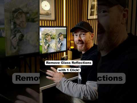 How to Remove Glass Reflections with 1 Click in Photoshop