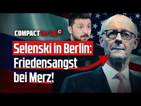 Selenski in Berlin: Friedensangst bei Merz!💥