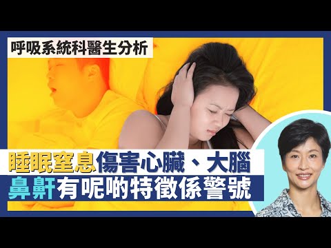 睡眠窒息症會遺傳 腦退化、夜晚尿頻都關佢事?鼻鼾有呢啲特徵可能係睡眠窒息症警號!睡眠窒息長期影響心臟腦部功能 健康風險嚴重過三高?|王建芳醫生 呼吸系統科醫生黃琼英醫生|人類健康研究所