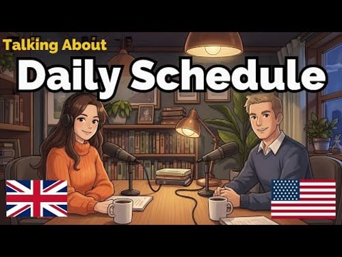 Talk About Your Daily Schedule in English | English Conversation Practice
