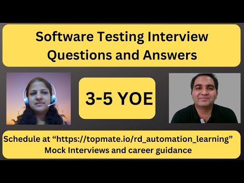 Software Testing Interview Questions and Answers | RD Automation Learning