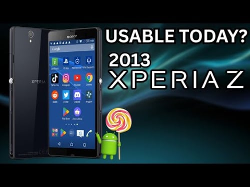 Trying to use the Xperia Z in 2026...