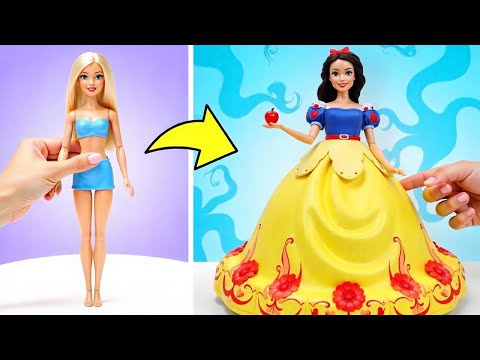 πβ¨ Barbie Becomes a Disney Princess?! | Belle, Jasmine & More Magical Makeovers! ππ§ββοΈ