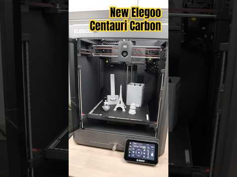 Elegoo’s First CoreXY 3D Printer! Centauri Carbon in Action! #elegoo #centauricarbon #techtok