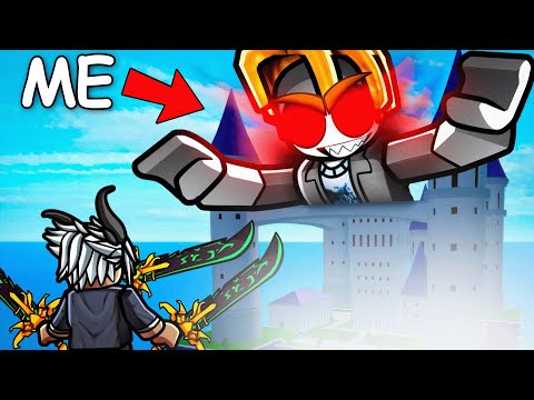 I BEAT an ADMIN in Blox Fruits