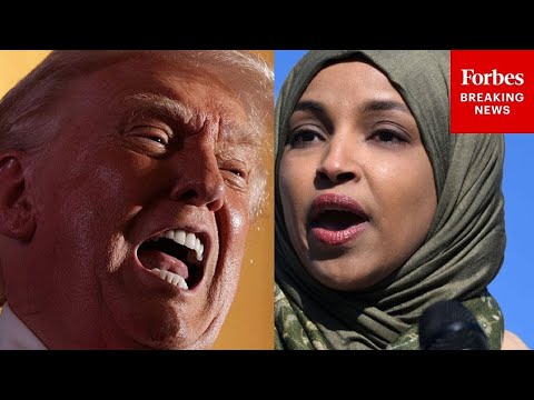 WATCH: Ilhan Omar Reacts To Trump Claiming Attack On Her Was Staged