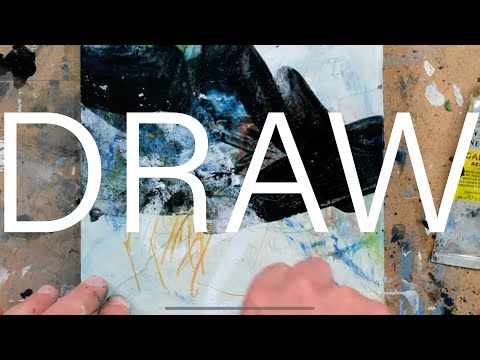 How to use drawing as marks in your paintings