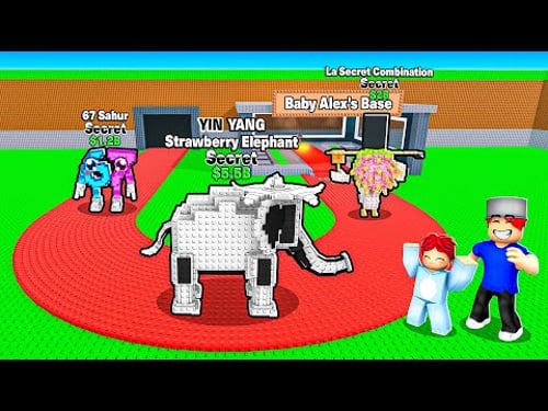 Giving Little Brother ADMIN ONLY SECRETS in Steal a Brainrot!