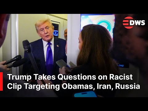 FULL REMARKS: Trump Faces Questions on Racist Obama Clip, Iran Deal Prospects, Ukraine War | AC1B