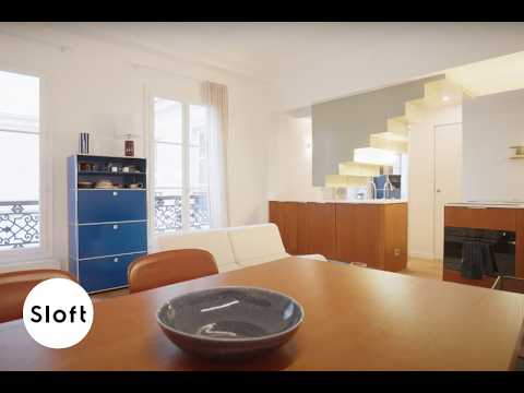 55sqm/592sqft on two levels in Paris’ 9th arrondissement