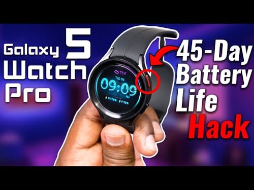DO THIS RIGHT NOW! Samsung Galaxy Watch 5 Pro BATTERY Life TIPS & TRICKS!